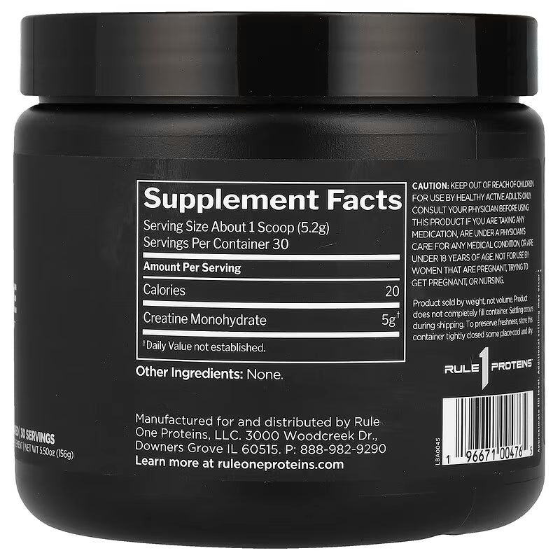 Rule One Proteins, Creatine