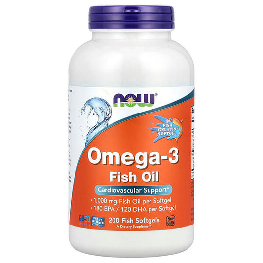 Now Foods Omega-3 Fish Oil 1,000 mg