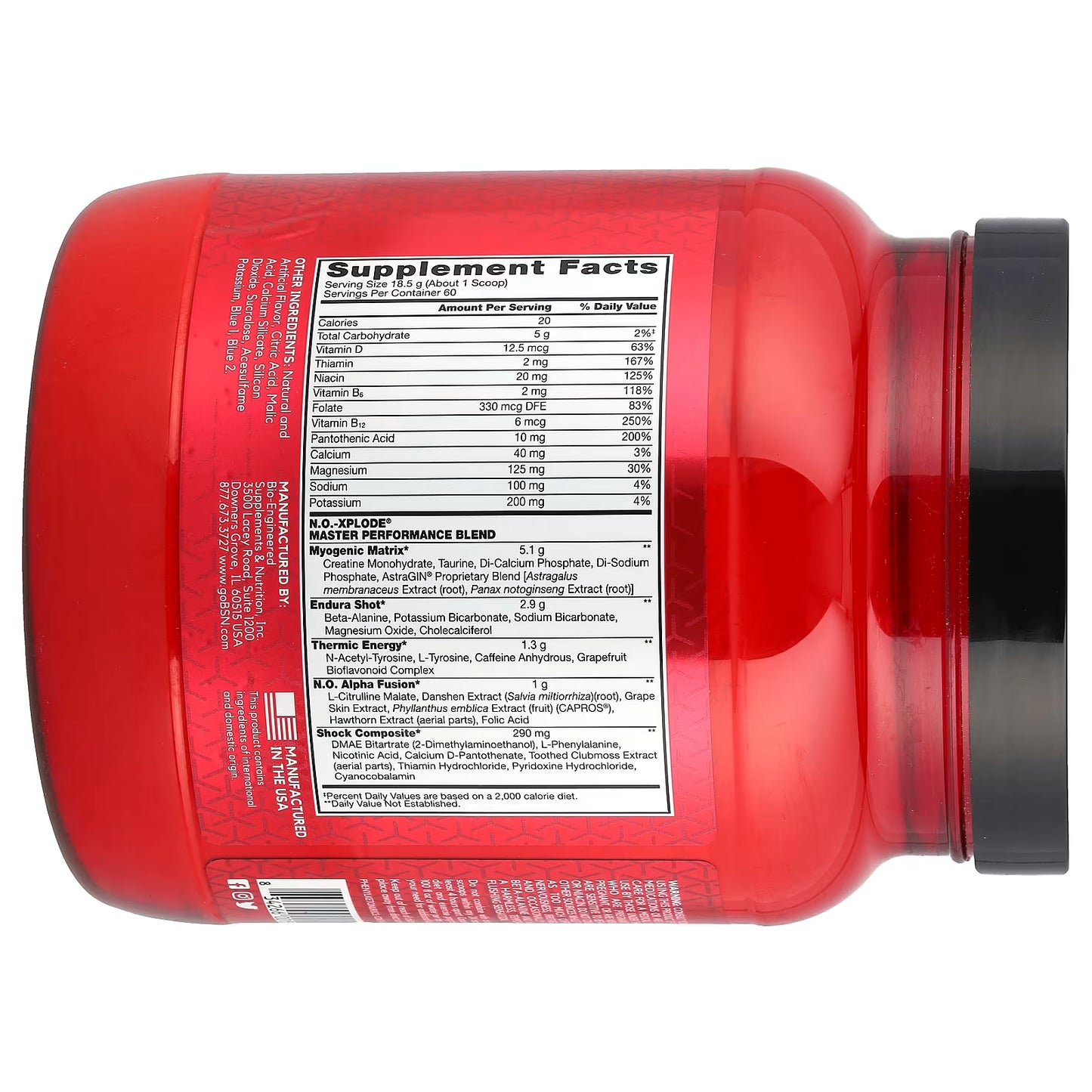 BSN, N.O.-XPLODE®, Legendary Pre-Workout