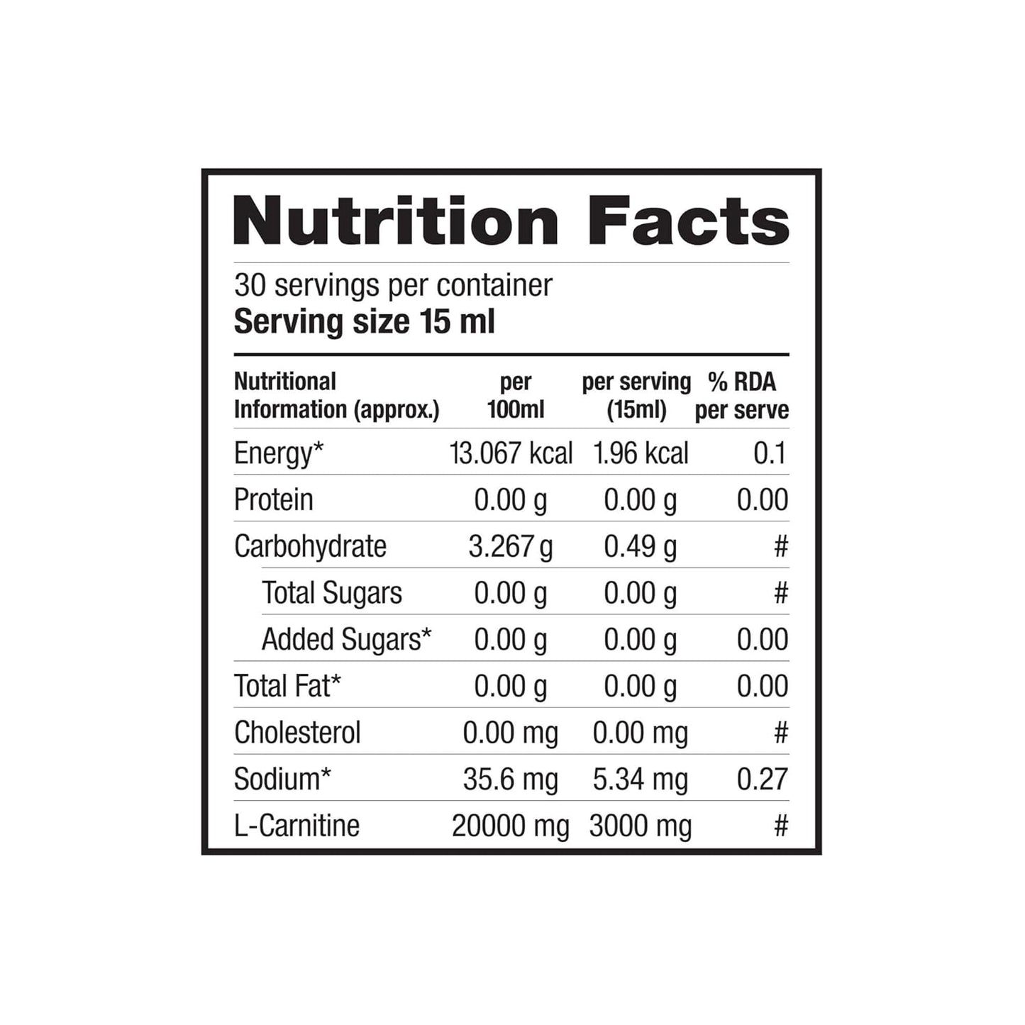 Labrada L-Carnitine 450 Ml |3000 Mg Liquid Amino Acid With 0 G Sugar