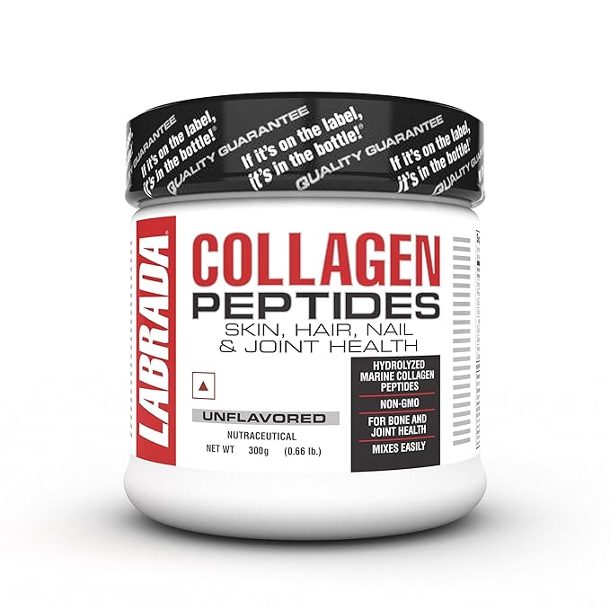 Labrada Marine Collagen Peptides, Unflavored, 300 g