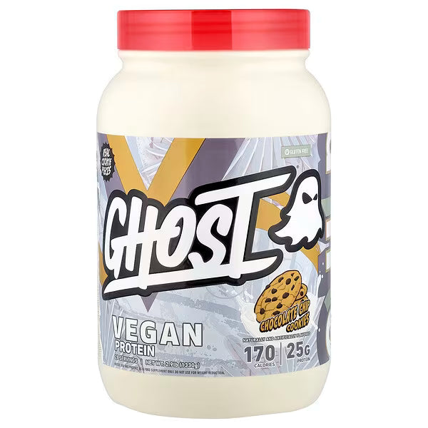 Ghost, Vegan Protein, Chocolate Chip Cookies, 2.9 lb (1,330 g)