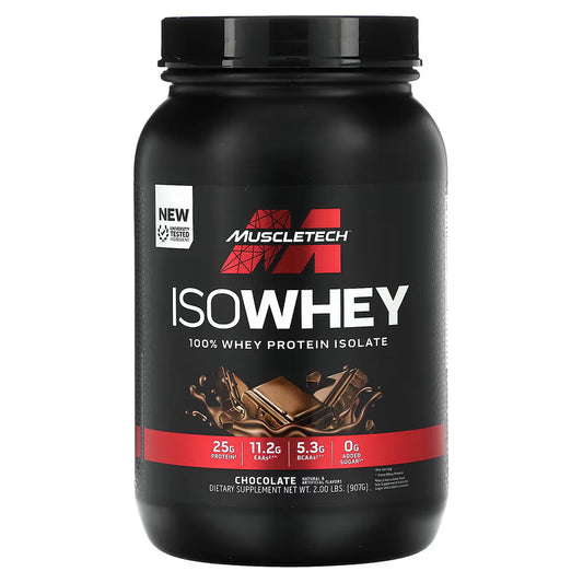 MuscleTech, IsoWhey, 100% Whey Protein Isolate