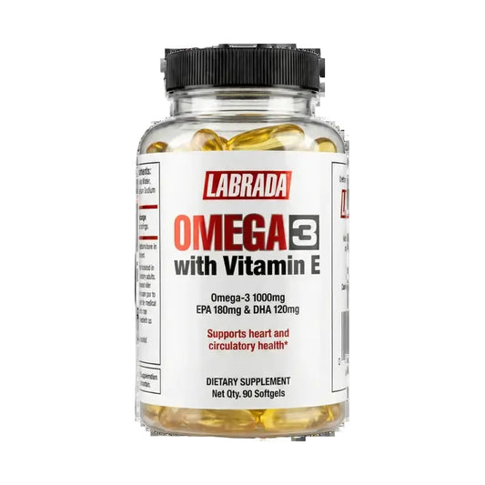Labrada, Omega 3 With Vitamin E, 90 Softgel, 90 Servings