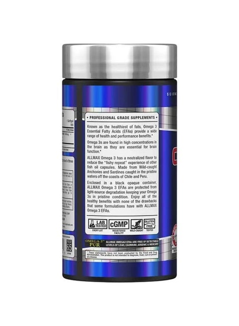 ALLMAX, Essentials, Omega-3, 180 Softgels