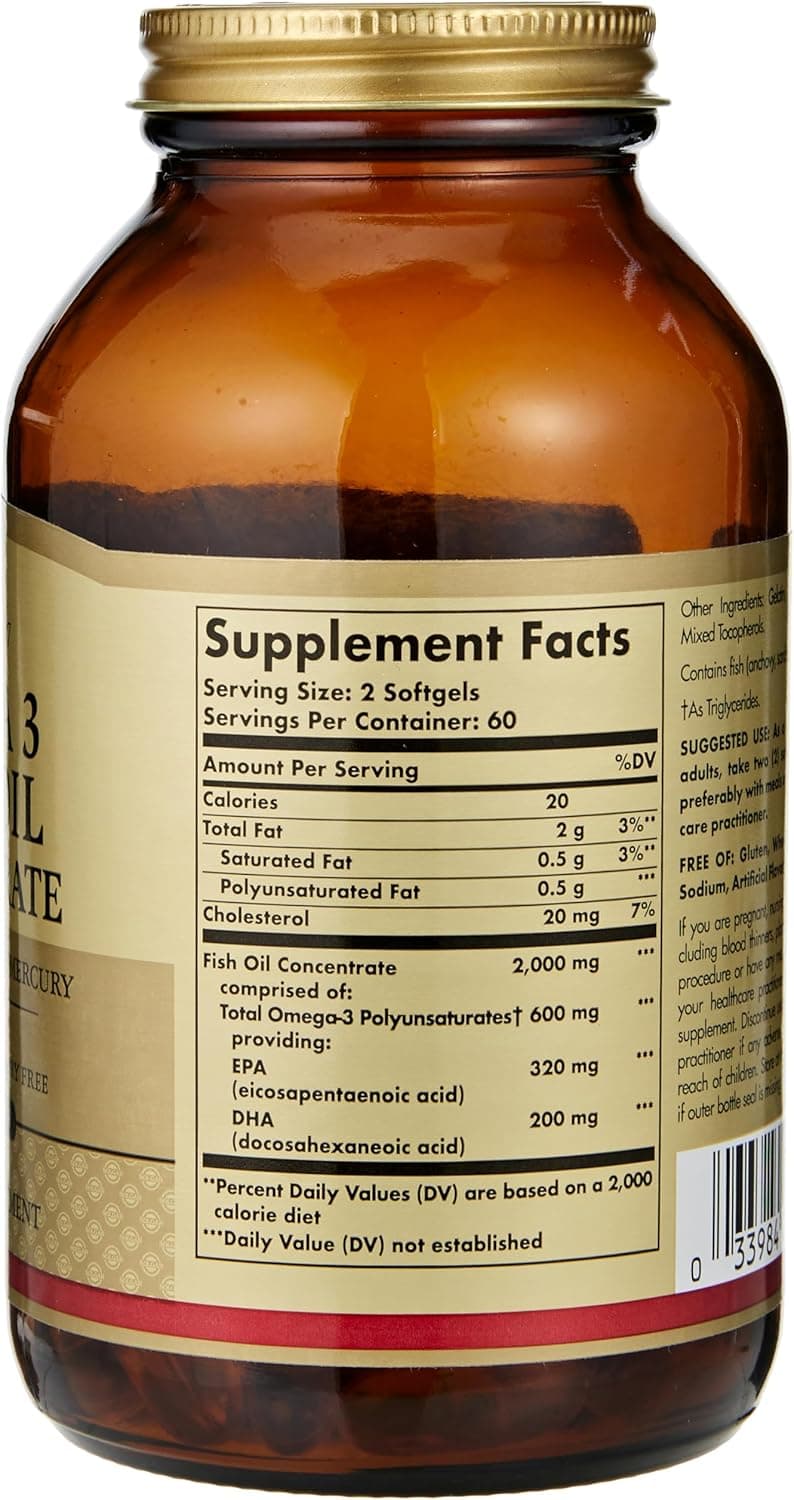 Solgar Omega-3 Fish Oil Concentrate