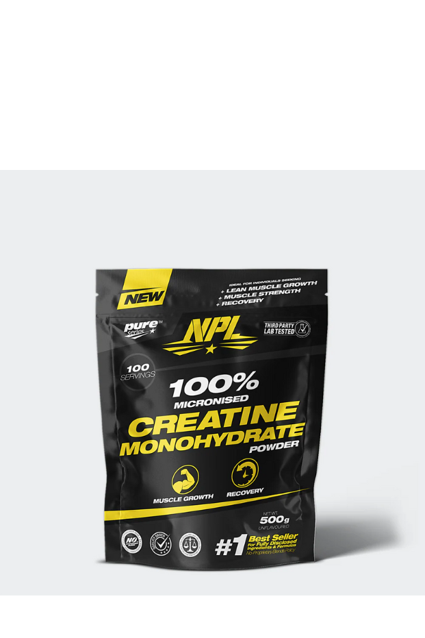 NPL Pure Series 100% Micronised Creatine Monohydrate - Unflavoured