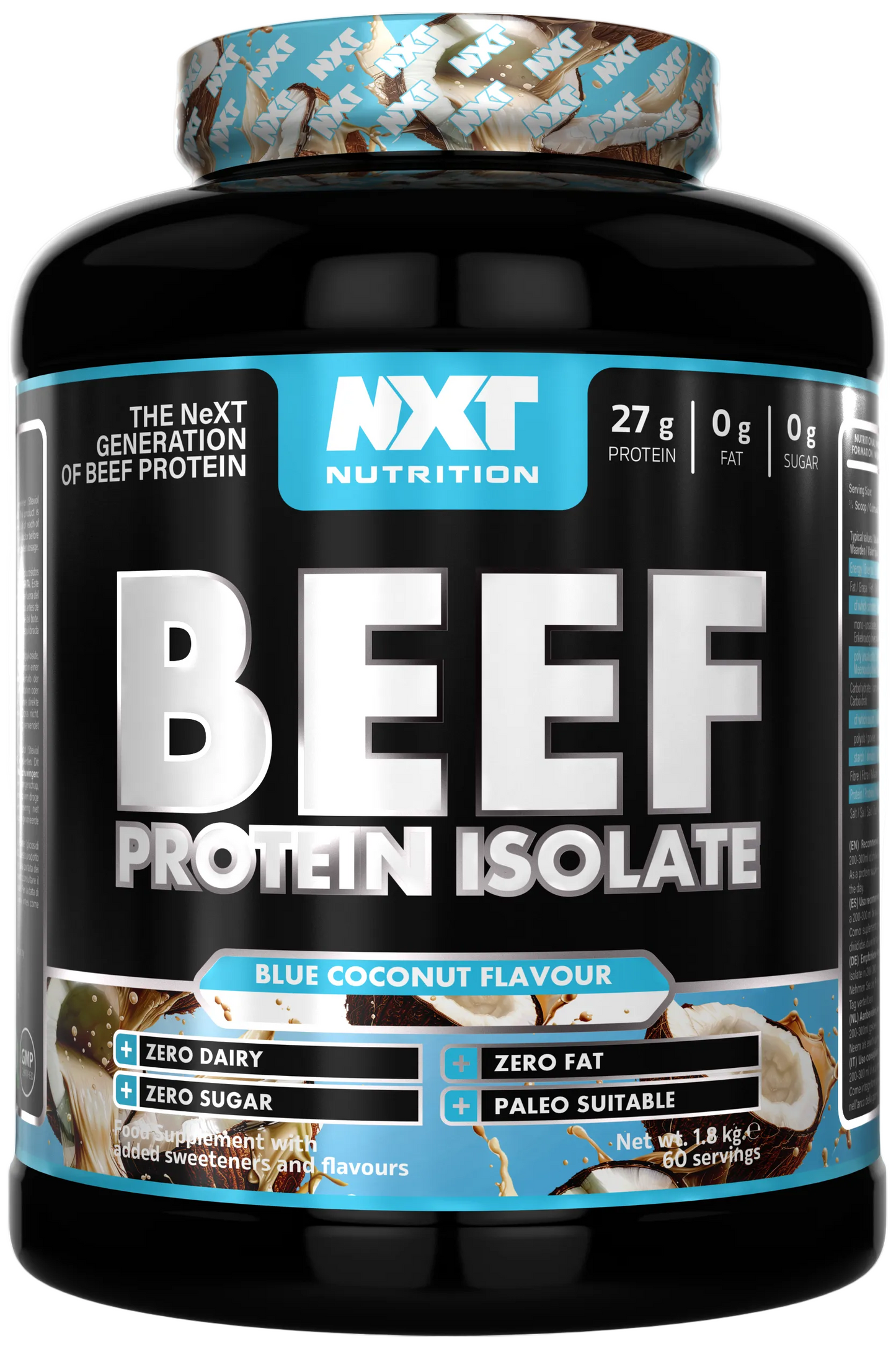 NXT Nutrition Beef Protein Isolate - 1.8kg