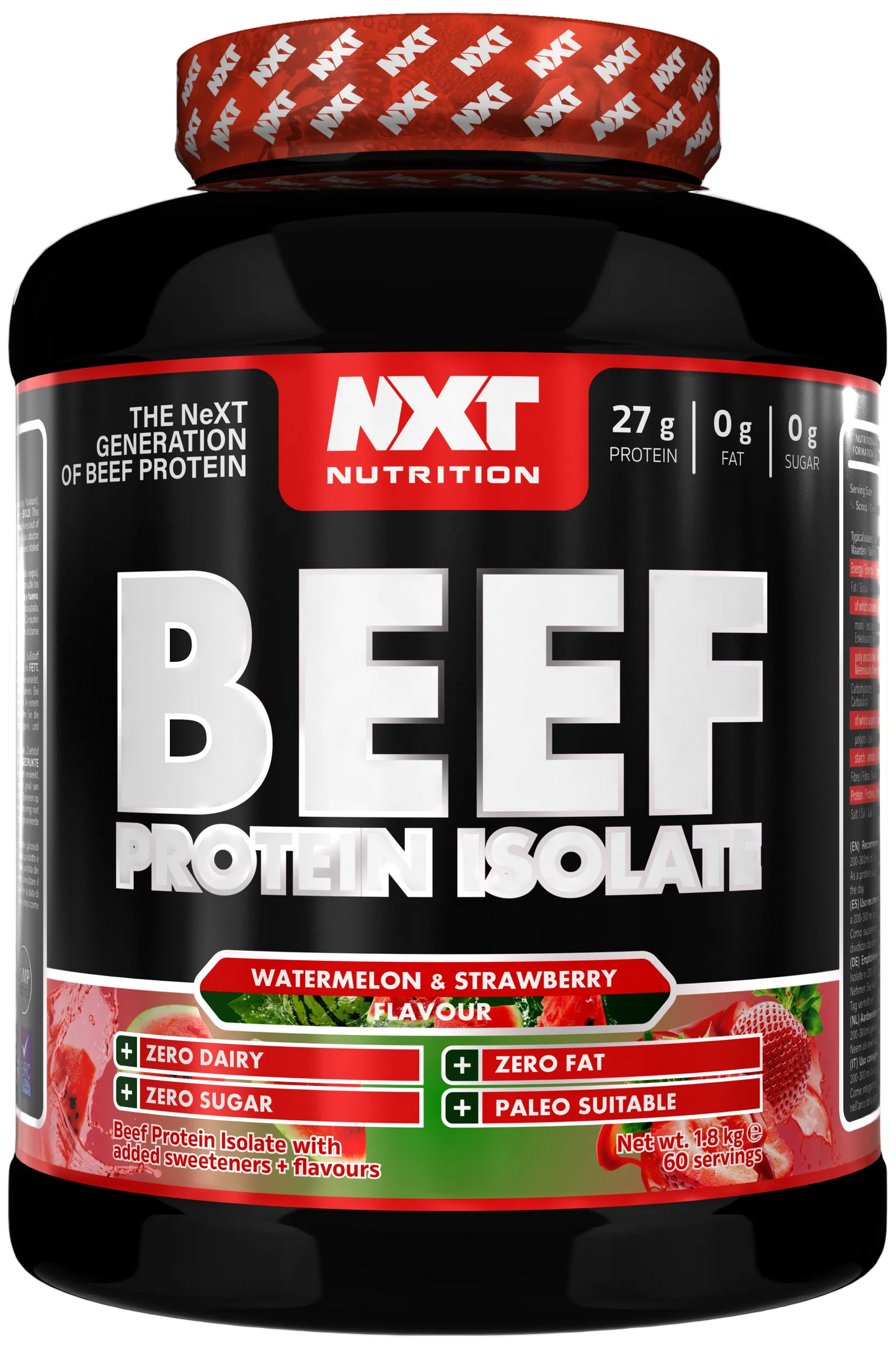 NXT Nutrition Beef Protein Isolate - 1.8kg