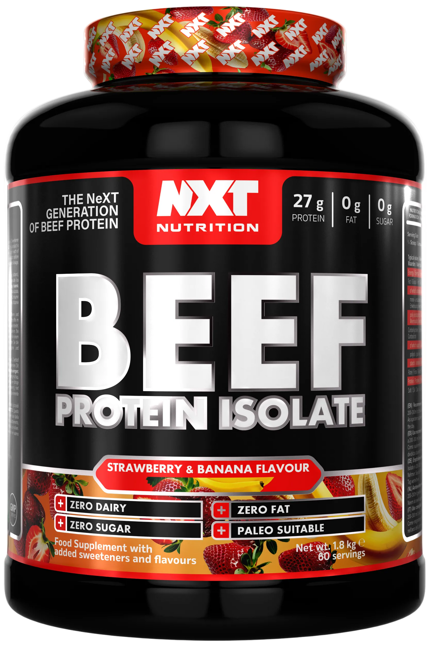 NXT Nutrition Beef Protein Isolate - 1.8kg