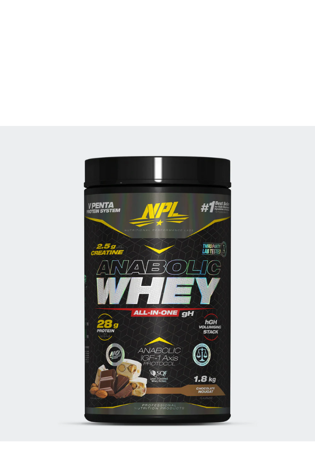NPL Anabolic Whey All-In-One gH - Chocolate Nougat Flavor (1.8kg)