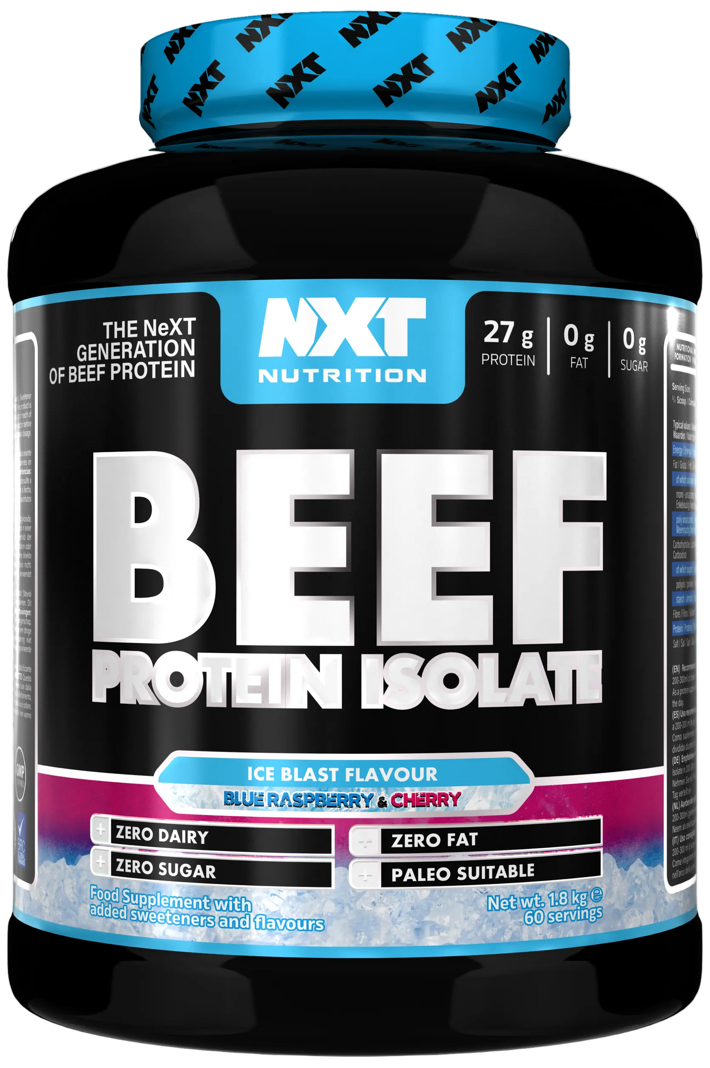 NXT Nutrition Beef Protein Isolate - 1.8kg
