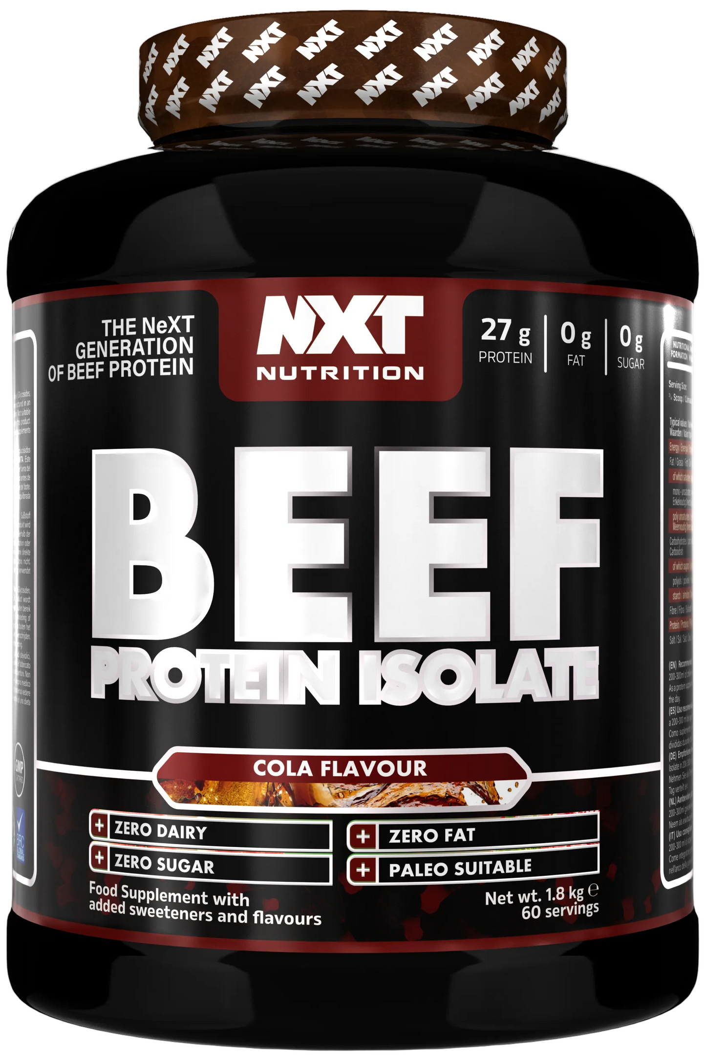 NXT Nutrition Beef Protein Isolate - 1.8kg