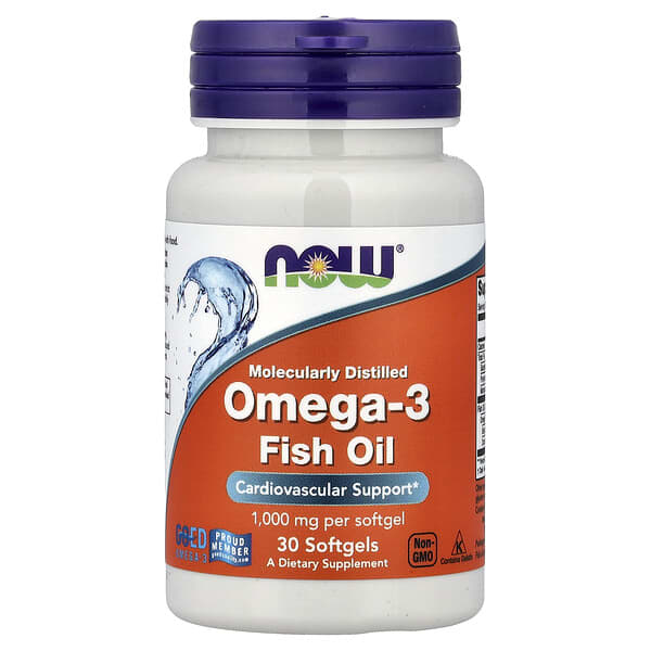 Now Foods Omega-3 Fish Oil 1,000 mg