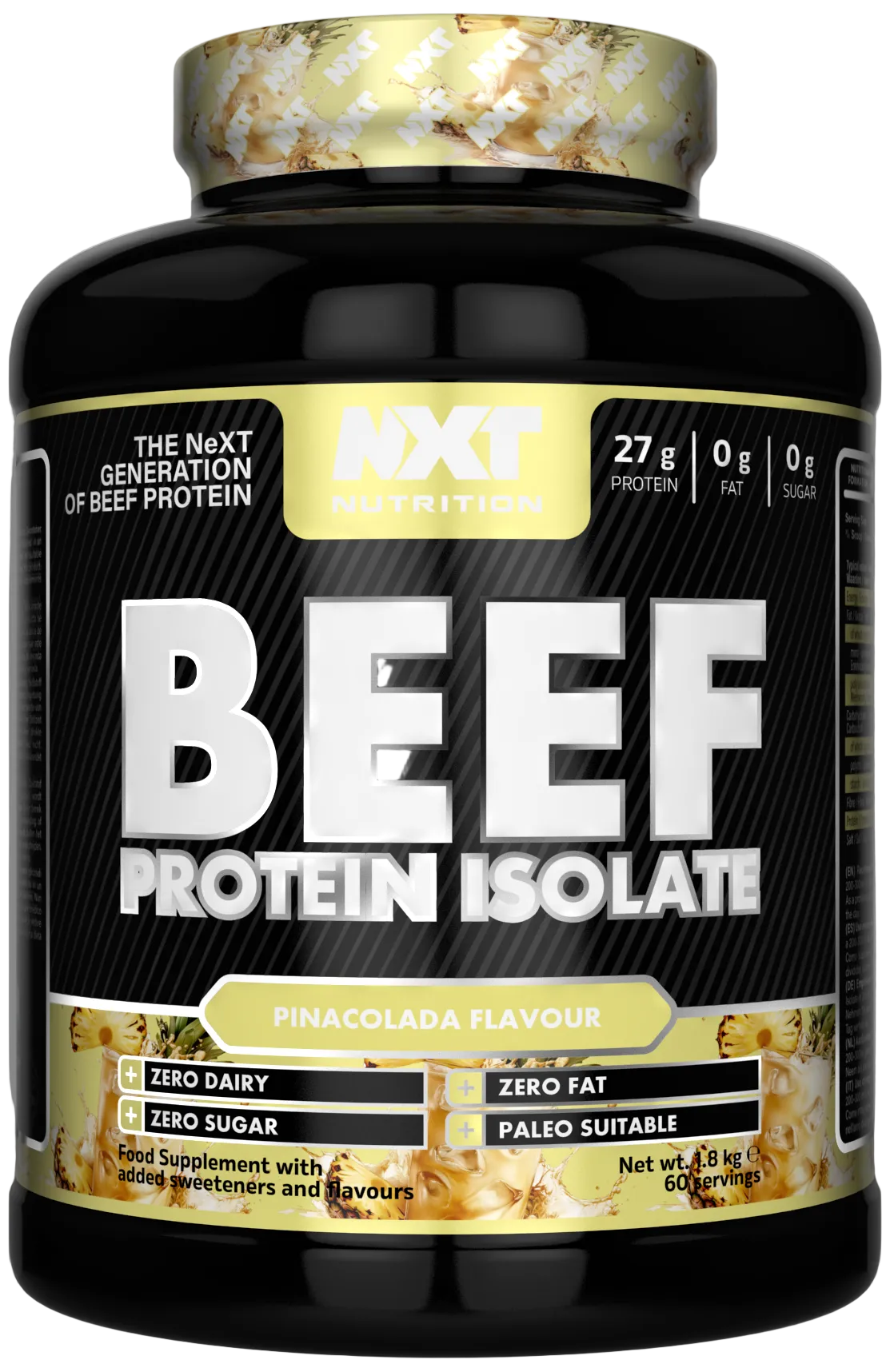 NXT Nutrition Beef Protein Isolate - 1.8kg