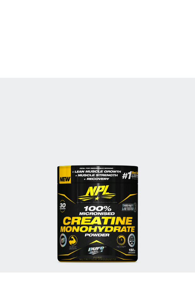 NPL Pure Series 100% Micronised Creatine Monohydrate - Unflavoured