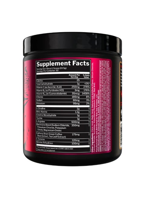 Rule One R1 ROAR Ferocious Pre-Workout - Fruit Punch Flavor (30 Servings)