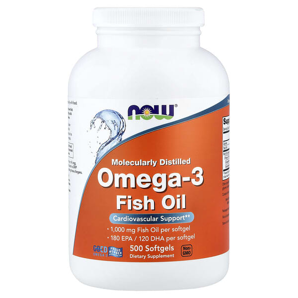 Now Foods Omega-3 Fish Oil 1,000 mg